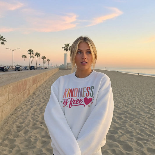 Luna™ | Sweater "Vriendelijkheid is Gratis"